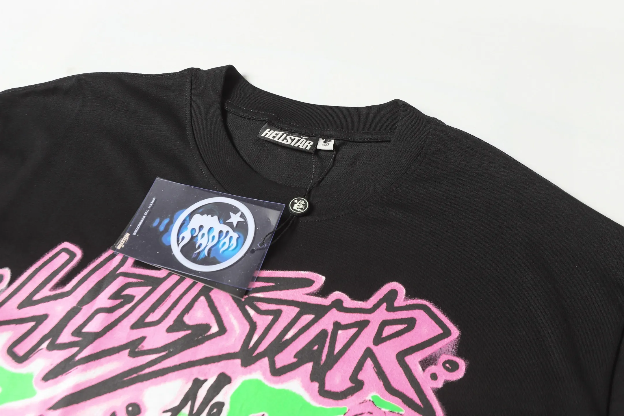 752#Black/White I P54 In Stock Hellstar 、 T （fabric):32 240 Sizes（size）：S-M- L- X L （colour）：White：Black 👉 👉
